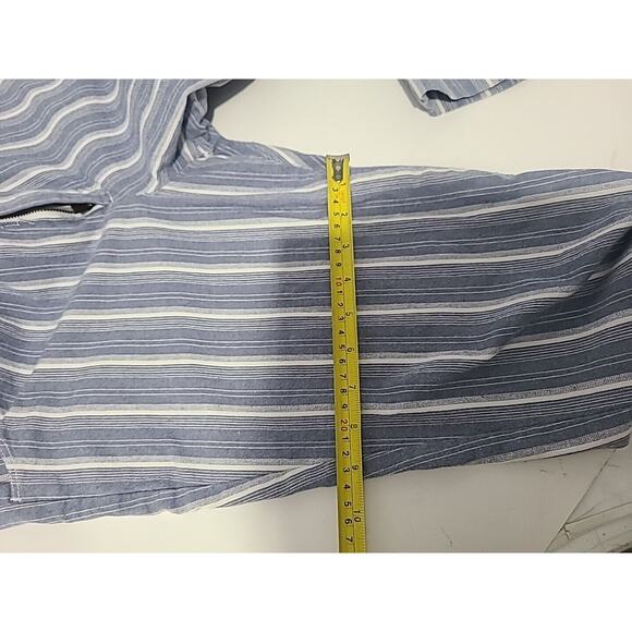 Hollister California, Women's Blue Striped Pants, M - Cotton Blend - Picture 11 of 13